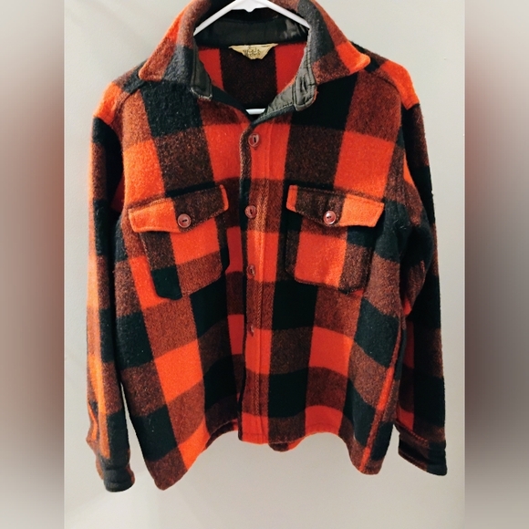 Woolrich Jackets & Blazers - Vintage Women’s Woolrich Buffalo Plaid Heavy Wool Shirt Jacket Size: 16 (Large)